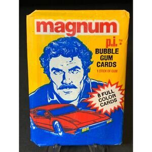 1981 Donruss Magnum PI Sealed Trading Card Pack Tom Selleck Cards